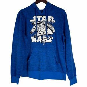Star Wars Millennium Falcon Hyperdrive Hoodie Blue